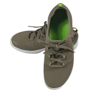 OOFOS OOmg Sport Low Recovery Shoes Olive Green Womens 8.5 EU 39.5 Sneaker